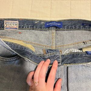 Scotch & Soda Light Blue Slim Straight Jeans